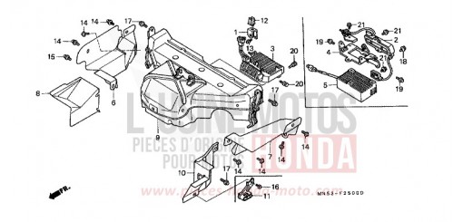 PROJECTION DE CHAMBRE GL1500K de 1989